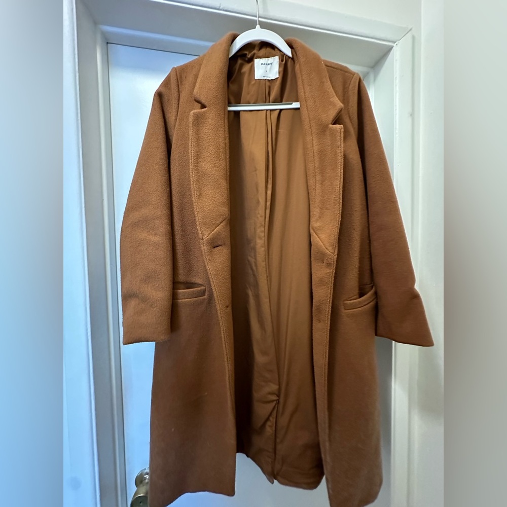 Old Navy Long Brown Overcoat